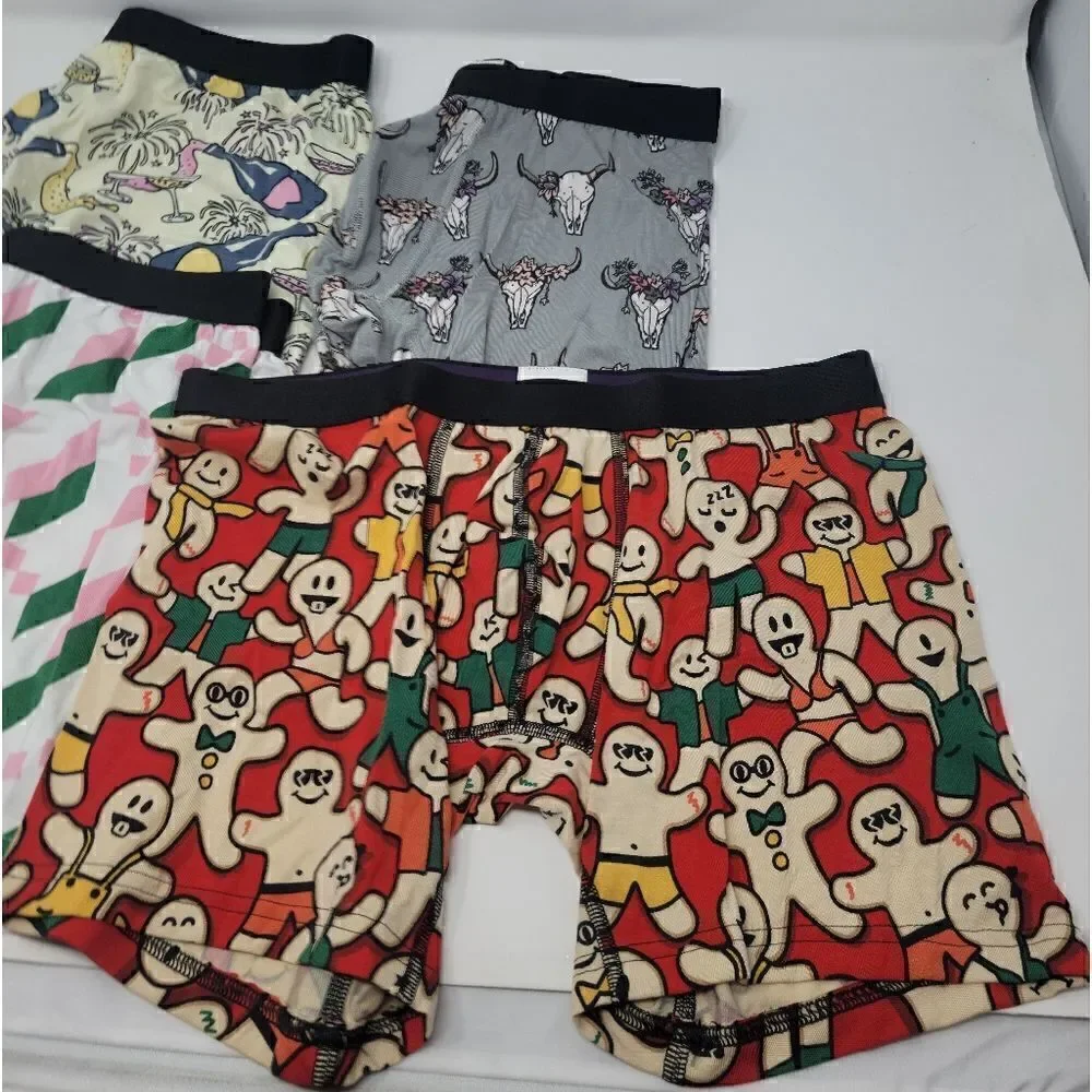 NEW MeUndies Lot of 4 Boxer Briefs/trunks Underwear Mens Size Medium